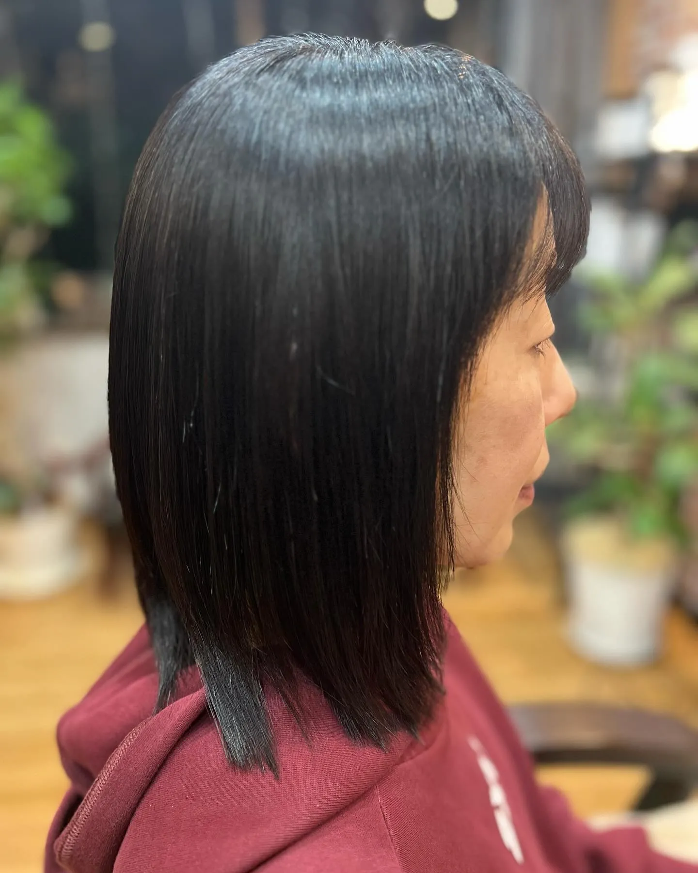 ツヤツヤストレートワンレンボブ💇‍♀️